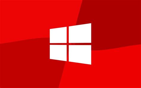 Download wallpapers 4k, Windows 10 red logo, Microsoft logo, minimal ...