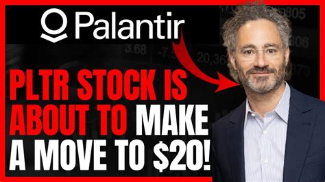 Palantir's PLTR Stock Could Make A Move To $20 Soon! Palantir Stock ...