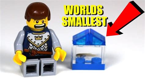 The Worlds Smallest Aquarium made with LEGO - YouTube