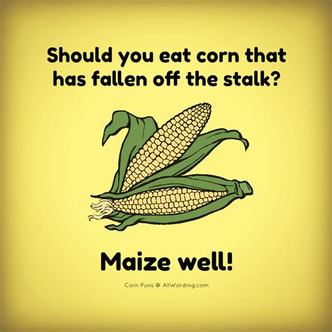 Lend Me Your Ears For This List of Corn Puns » AllWording.com