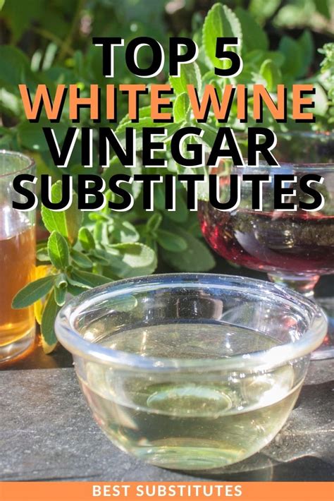 5 Best White Wine Vinegar Substitutes (Updated 2024)