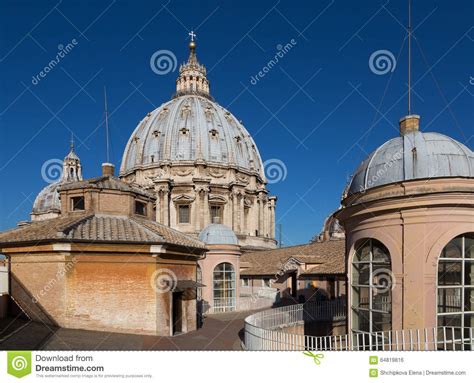 Dome of St Peters Cathedral Stock Photo - Image of religion, ancient ...