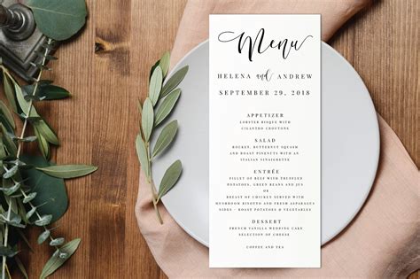 28+ Wedding Menu Card Designs - Word, PSD, EPS | Design Trends - Premium PSD, Vector Downloads