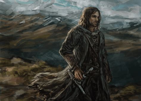 I made a digital drawing of Aragorn. : r/lotr