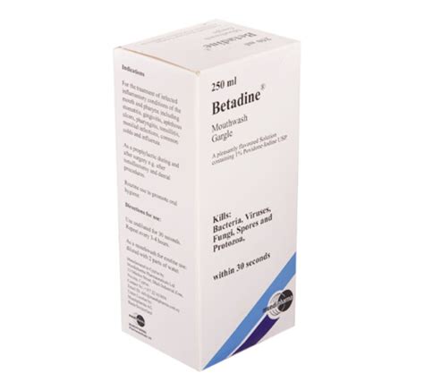 BETADINE GARGLE 250ML – MedMarket Pharmacy