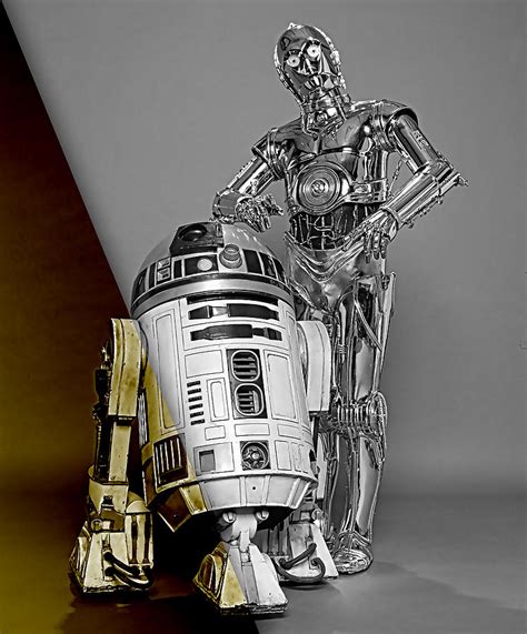 Star Wars C3PO and R2D2 Collection Mixed Media by Marvin Blaine - Fine Art America