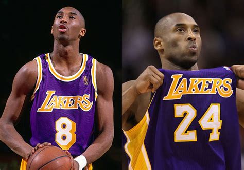 Kobe Bryant's Iconic "8" And "24" Jersey Numbers Honored On This ...