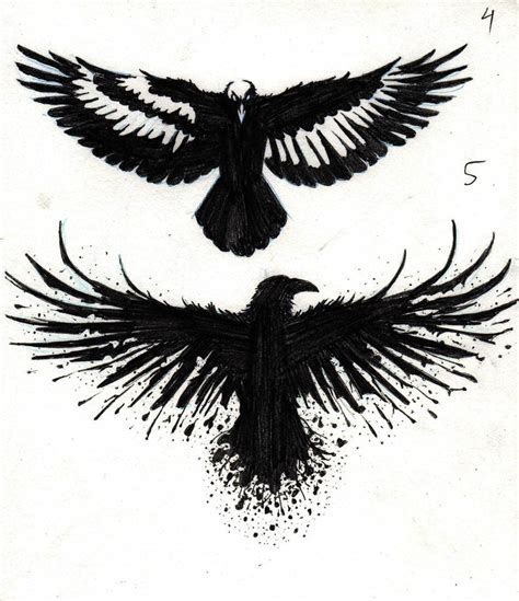Crow Tattoo Designs by marcAhix on DeviantArt
