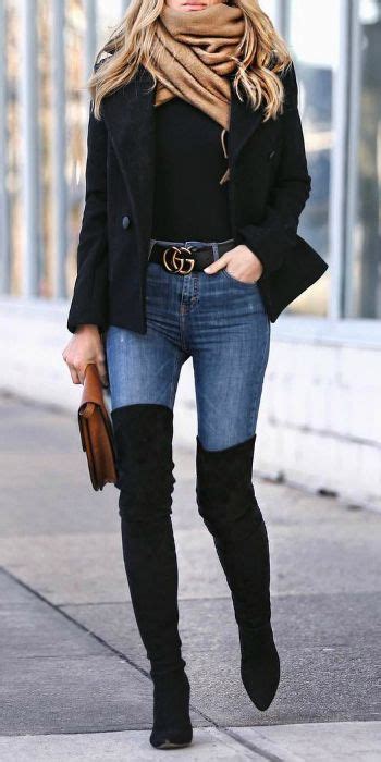 How to wear thigh high boots - Connecticut in Style