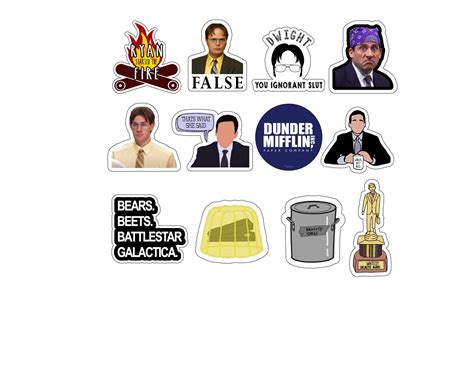 The Office sticker bundle | Etsy