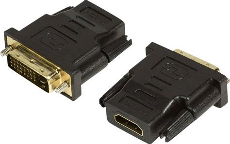 LogiLink AH0001 HDMI / DVI Adapter [1x HDMI socket - 1x DVI plug 25-pin ...