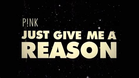 P!nk: Just Give Me A Reason Karaoke (Male Vocals Only) - Duet Ready - YouTube