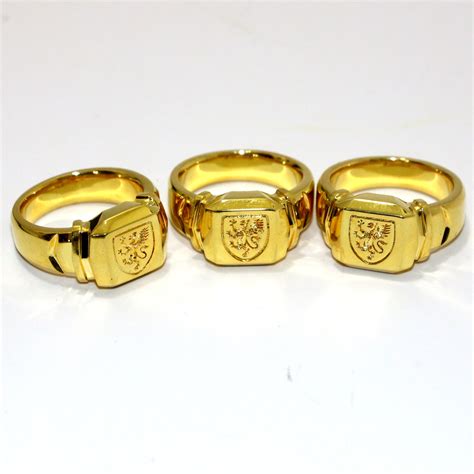 18k Gold Plated Linking Finger Rings by David Regal