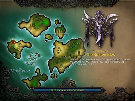 Old Broken Isles Map : wow