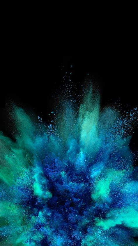 HD wallpaper: colors, boom, dark background, blast, powder explosion ...