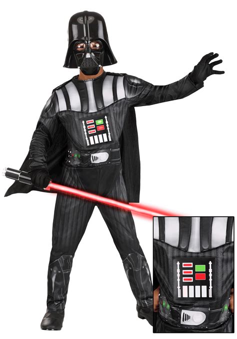 Light Up Star Wars Darth Vader Kids Costume