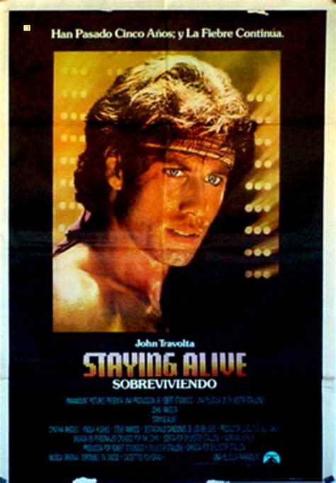 "STAYING ALIVE" MOVIE POSTER - "STAYING ALIVE" MOVIE POSTER