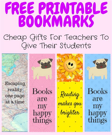 Free Printable Bookmarks For Students From Teachers - Cassie Smallwood