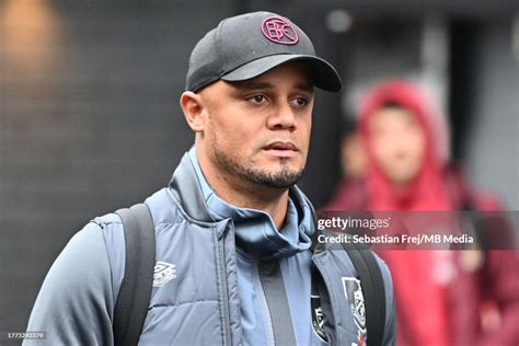 manager Vincent Kompany of Burnley FC during the Premier League match ...