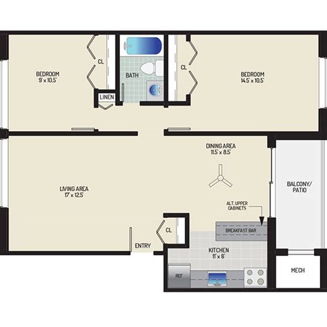 2 Bedrooms + 1 Bath | 2 Beds 1 Bath Apartment for Rent in Temple Hills,...