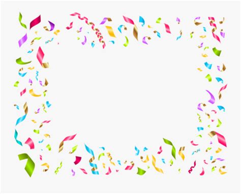 Confetti Birthday Party Background , Free Transparent Clipart - ClipartKey