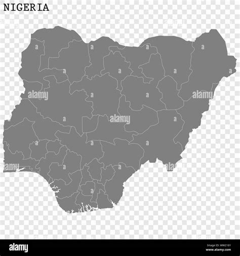 Map of nigeria hi-res stock photography and images - Alamy