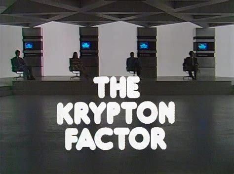 The Krypton Factor (TV Series 1977–2013) - IMDb