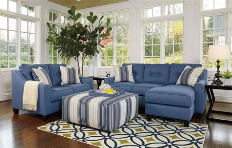 Aldie Nuvella Blue Living Room Set by Benchcraft | FurniturePick