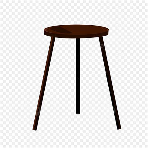 Wooden Stool Clipart Hd PNG, Cartoon High Feet Stool Wooden Stool, High Stool, Cartoon Stool ...