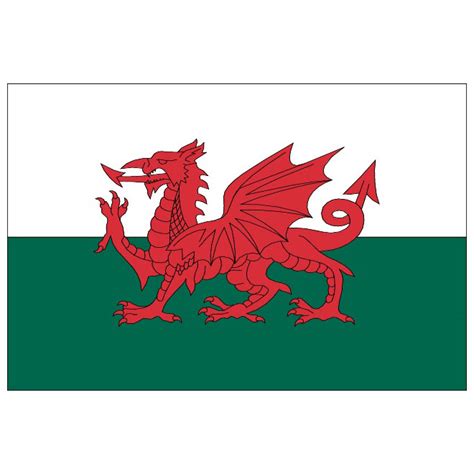 Welsh flag .eps Royalty Free Stock SVG Vector