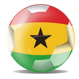 Ghana Flag Football PNG & SVG Design For T-Shirts