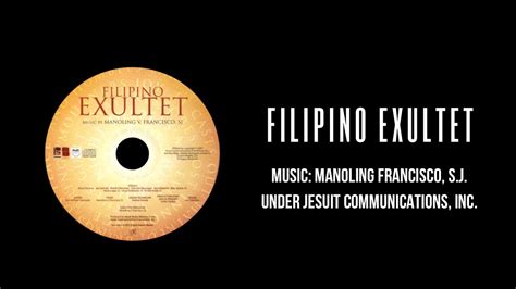 [Archive, FIL CC] Filipino Exultet - Manoling Francisco, S.J. - YouTube