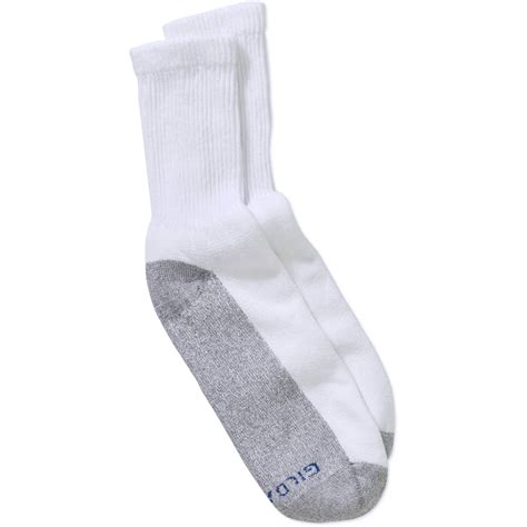 Gildan - Gildan Mens Heavyweight Mid-Crew White Socks, 10-pack - Walmart.com