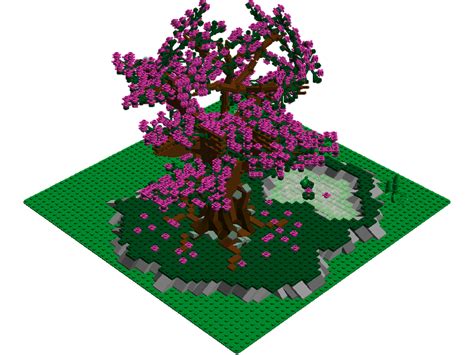 LEGO MOC Cherry Tree by Davidino175 | Rebrickable - Build with LEGO