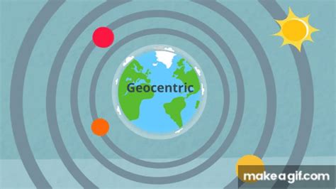 Geocentric vs Heliocentric Model of the Universe on Make a GIF