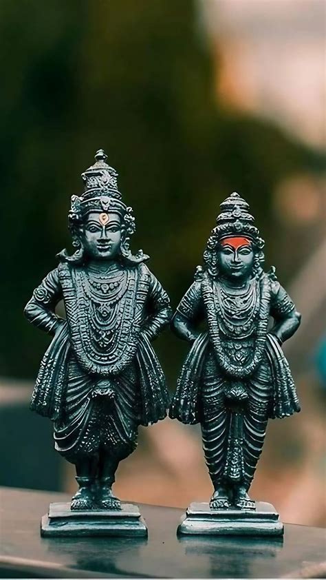 Vitthal Rukmini, statue, lord, god, bhakti, devtional, HD phone ...