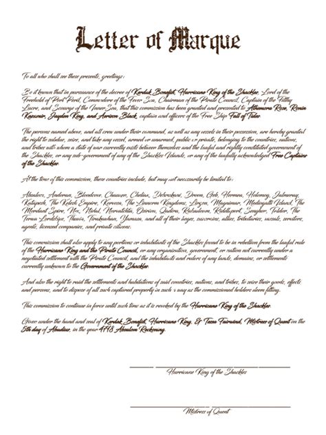 Letter of Marque | PDF | Piracy | Naval Warfare