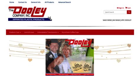 Access dooleycups.com. The Dooley Company | Promotional Products Provider | Olive Branch, MS - Home