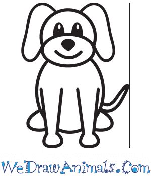 How to Draw a Simple Dog for Kids