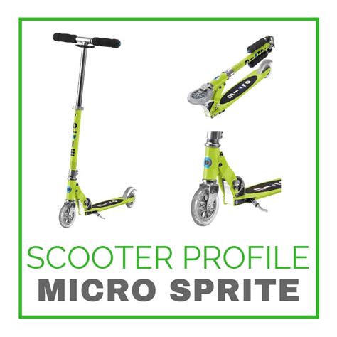 The Micro Sprite Scooter at a Glance