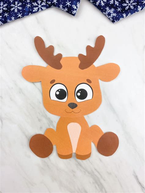 FREE Printable Reindeer Craft For Kids