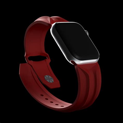 Designer Apple Watch Bands | 42/44mm Watch Strap | CYBER BAND® Red