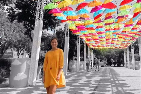 Rain or Shine, This Umbrella Art Installation is A Rainbow Dreamscape