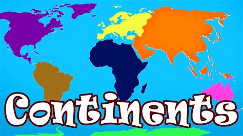 Kid Songs | Seven Continents Song for Children | The Continents Song - YouTube