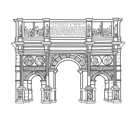 Arch of Constantine - Page 2 of 2 - Colosseum Rome Tickets | Arch of constantine, Perspective ...