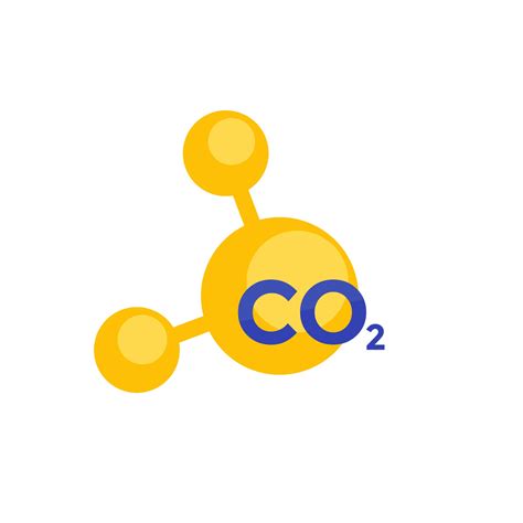 co2 molecule icon for web 3108144 Vector Art at Vecteezy