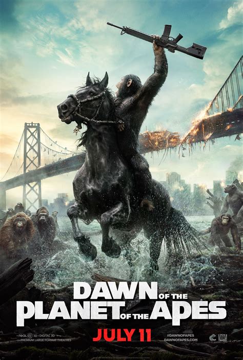 Caesar leads a charge on a horse in latest Dawn of the Planet of the Apes — Major Spoilers ...