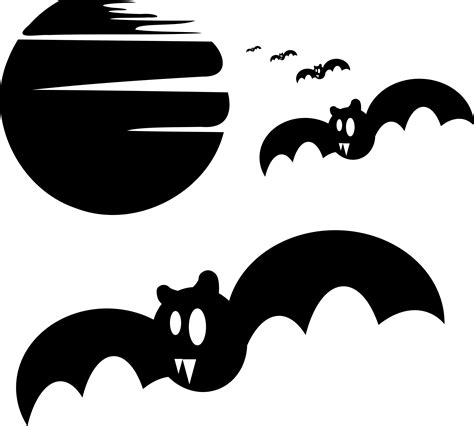 Halloween - bats silhouette | Bat silhouette, Halloween bats, Silhouette