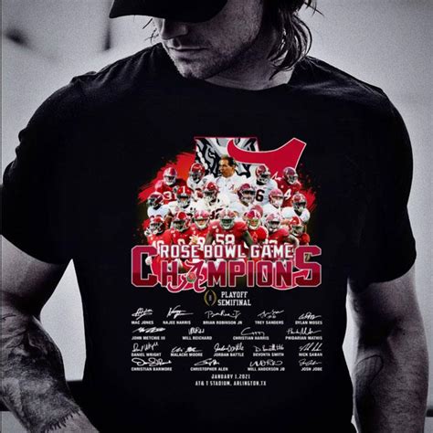 Alabama Crimson Tide football Rose Bowl Game Champions Playoff Semifinal shirt - Kutee Boutique