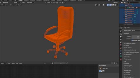 Office chair wheels 3D model - TurboSquid 1635738